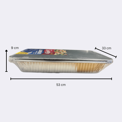 Aluminium XX-Large Roasting Tins & Foils Lids 52x32 dimensions