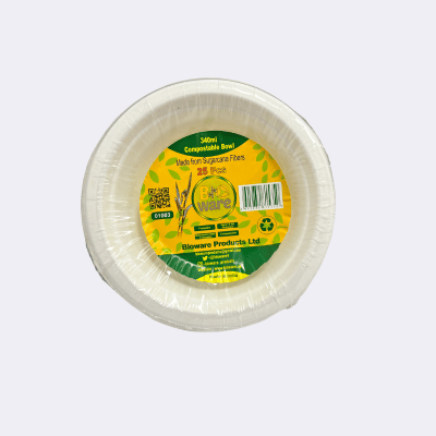 Bioware 25 Compostable Bowls 340ml a