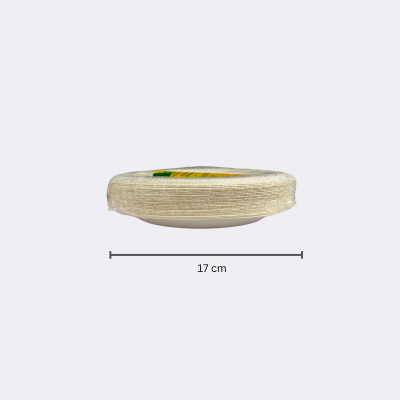 Bioware 7'' Compostable Plate 25 Pcs wth dimensions