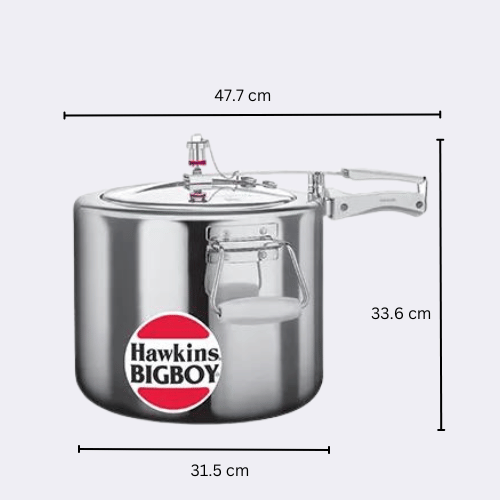 Hawkins 18 Litre Aluminium Pressure Cooker Classic