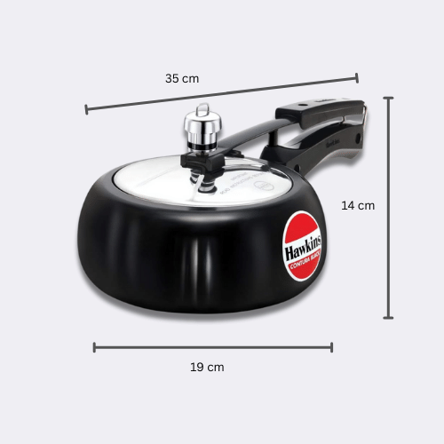 Hawkins 2 Litre Aluminium Pressure Cooker Contura
