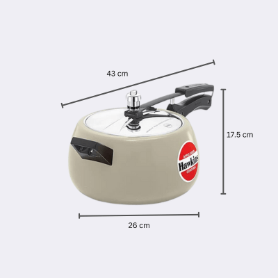 Hawkins 5L Stainless Steel Pressure Cooker Contura