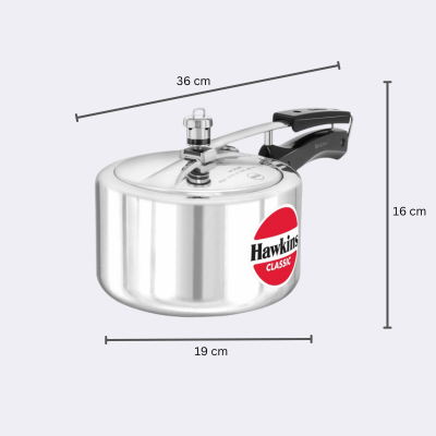 Hawkins Classic 3 Litre Aluminium Pressure Cooker