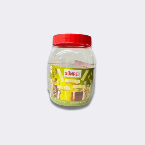 Sunpet 2 Plastic Round Jars 750ml