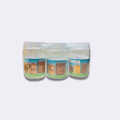 Sunpet 3 Alpine Jars with Spoons 300ml