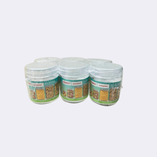 Sunpet 6 Alpine Jars with Spoons 100ml