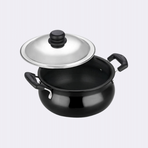 Vinod Hard Anodised Handi With Lid 3L