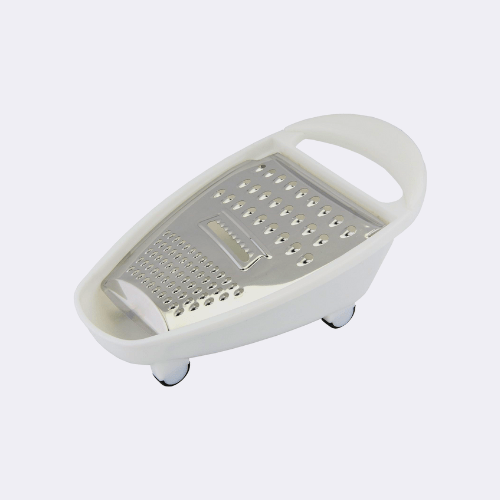 Apollo Stainless Steel Grater With Container White
