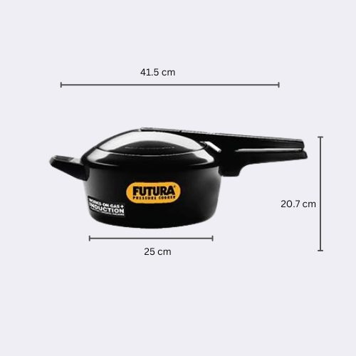 Hawkins 5 Litre Hard Anodised Pressure Cooker Futura