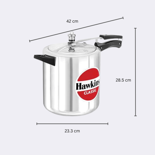 Hawkins 8 Litre Aluminium Pressure Cooker Tall