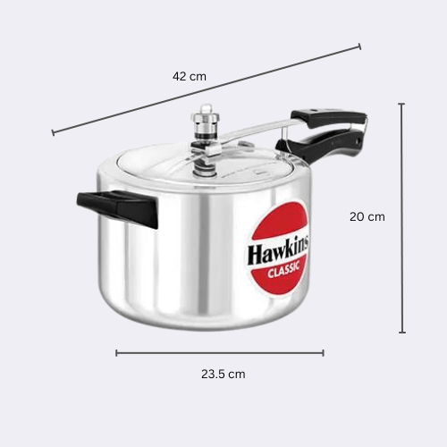 Hawkins Aluminium Pressure Cooker 5 Litre