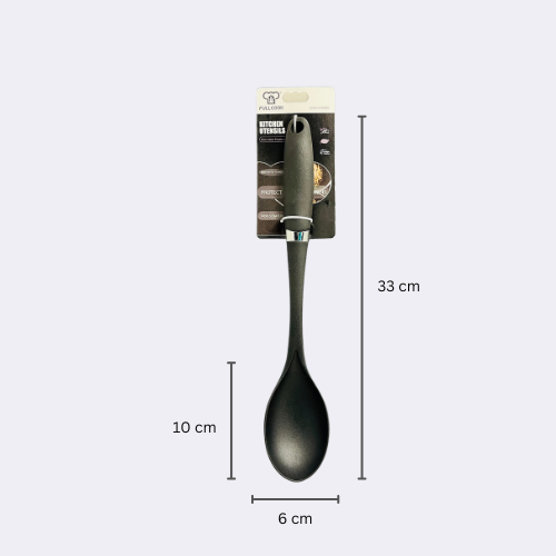 Non Stick Black Ladle Serving Spoon Cooking Utensil Kitchen Tools 13