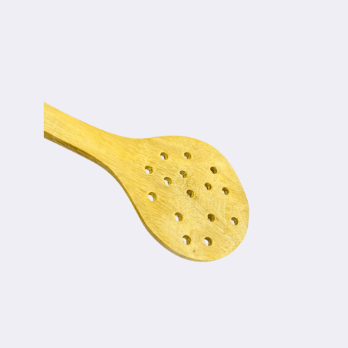 Slotted Strainer, Wooden Skimmer Spoon 14