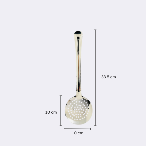 Stainless Steel Silver Slotted Pearl Skimmer 13