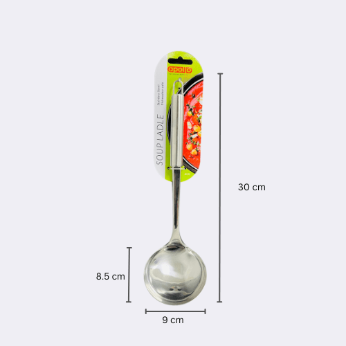 Stainless Steel Soup Serving Ladle 12 With Round Handle