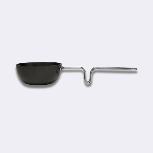 Vego Hard Anodized Tadka Pan, Black (12 cm Diameter)