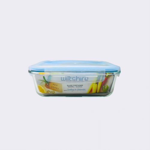Wiltshire Rectangle Glass Storage Container 1000ml