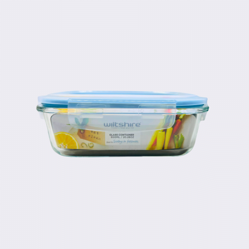 Wiltshire Rectangle Glass Storage Container 600ml