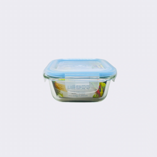 Wiltshire Square Glass Storage Container 300ml