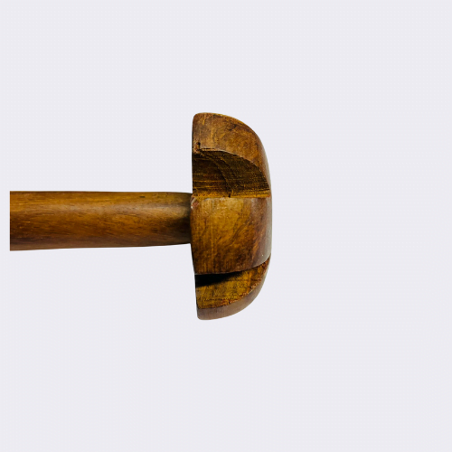 Wooden Hand Masher Saag Kutni Crusher Teak Wood