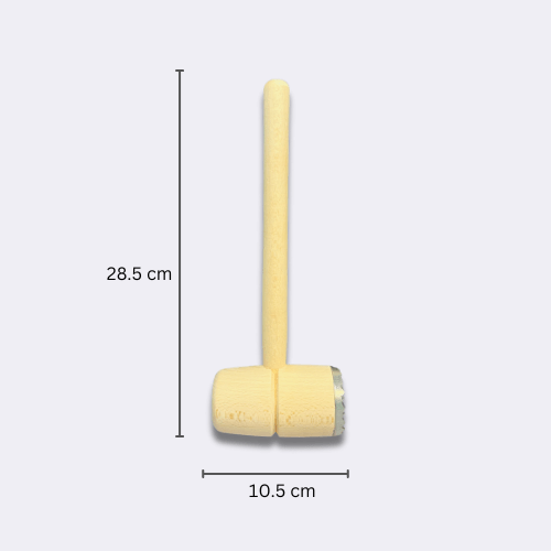 Apollo Beech Wood Meat Mallet One Metal End