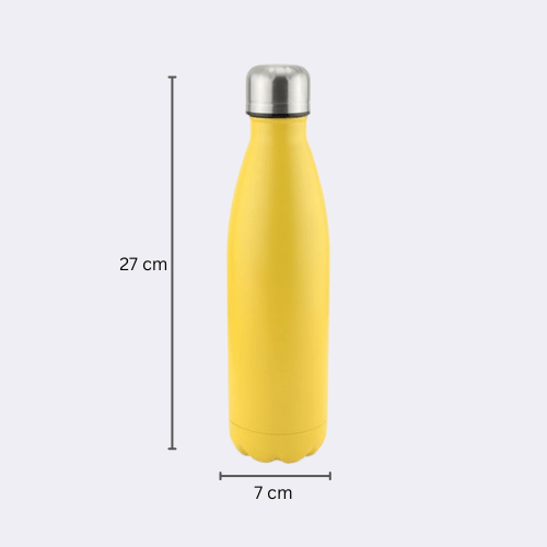 Apollo Stainless Steel FlaskBottle Mustard 500 mL