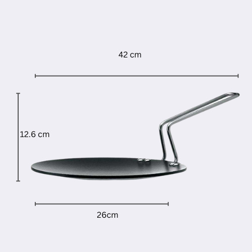 Futura Nonstick Griddles RotiChapati Tawa 26 cm 4.06 mm