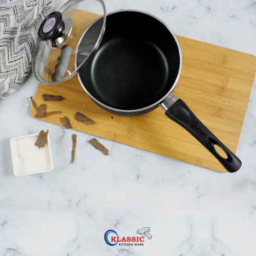 Klassic Sauce Pan with Glass Lid Non Stick 16 cm