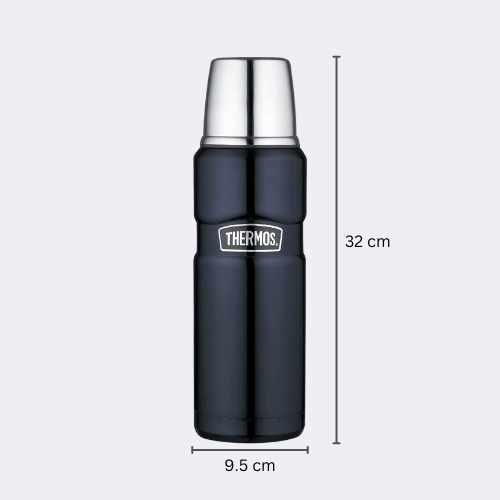 Thermos Stainless King Vacuum Insulated FlaskBottle, Midnight Blue 1.2 L