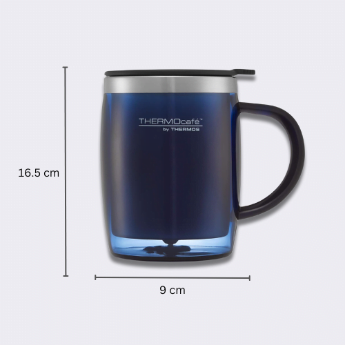 Thermos Thermocafe Insulated Desk Mug 450ml Blue