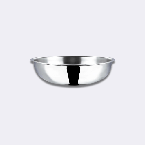 Vinod Platinum Triply Stainless Steel Extra Deep Tasla 1.2 litres