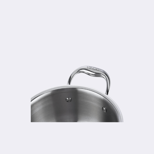 Vinod Platinum Triply Stainless Steel Saucepot With Lid (Induction Friendly)