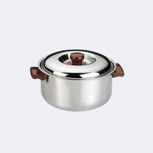 Vinod Stainless Steel Double Wall Insulated Hot Casserole 2 Ltr 8' Diameter