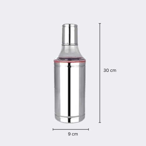 Vinod Stainless Steel Oil Pot, For home, hotel, 1 L