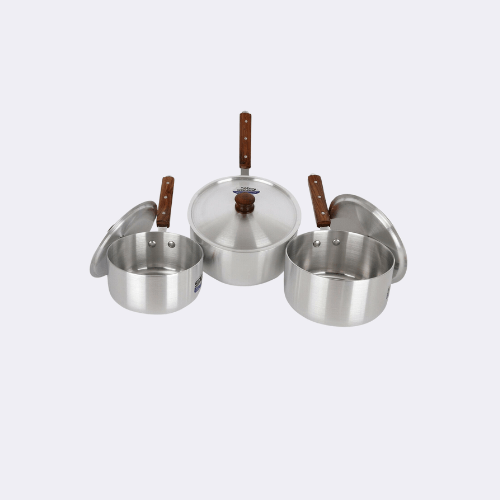 Aluminium Sauce Pan Set With Lids Kitchen Saucepan Pan Pot Set