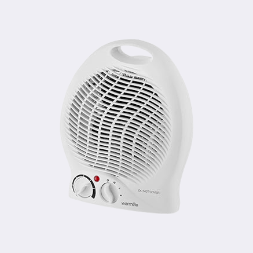 Daewoo 2000W Portable Fan Heater, White