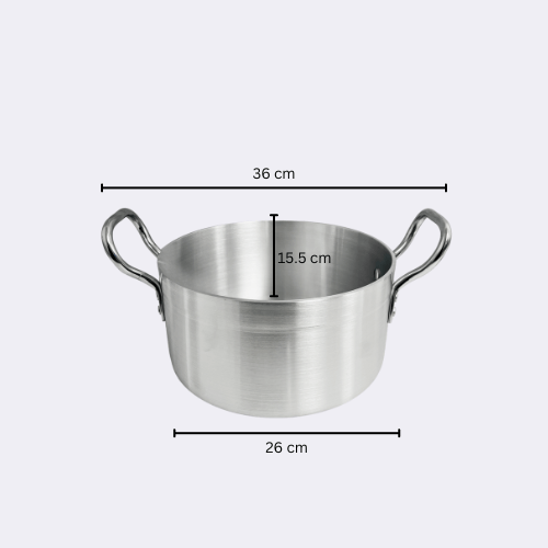 Klassic Casserole Curry Aluminium stockpots 26 cm