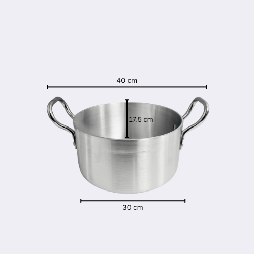 Klassic Casserole Curry Aluminium stockpots 30 cm