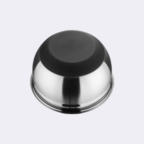 Stainless Steel Salad Mixing, Cake Mixing, Dough Kneading Metal Deep Mixing Bowl With Silicone Base 24 cm