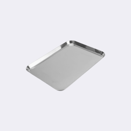 Stainless Steel Square Thali 23.5 cm